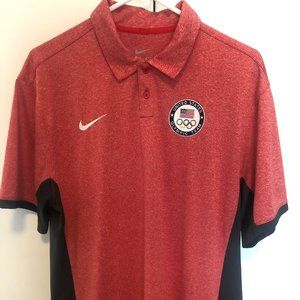 Nike Team USA Olympic Games Golf Shirt,  Large